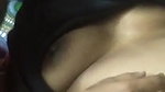 horny husband sucking sleeping wife boob
