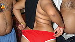 Randi milf with hijab sex with two men in hotel room big boobs threesome tango chamet stripchat
