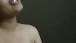 chubby Punjabi girl drinking liquor topless on cam