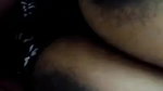 south Indian wife showing her big black aerolas