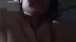 Sexy girl plays with her Big Boobs on video call