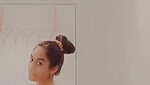 Cute girl making video for lover