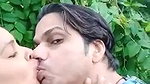 sucking boobs of gf outdoors on selfie cam