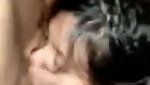 Extremely cute girl giving blowjob so nicely