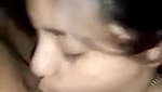 Extremely cute girl giving blowjob so nicely