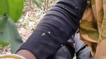 Tribal village Bhabhi givng blowjob outdoors