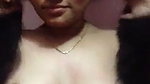 cute Desi girl strips and makes porn selfie