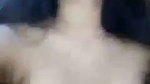 Cute girl riding on Lover dick and talking