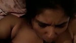 paid slut giving blowjob to her client
