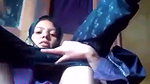 cute Pashto girl dildoing pussy