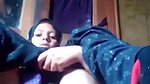 cute Pashto girl dildoing pussy