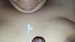 innocent housewife taking cum on her face