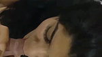 Sexy Indian girl taking cum in her mouth