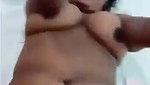 big boobs wife captured nude on bed