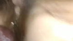 booby Pakistani girl eating cum of BF