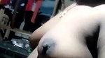 Bengali Boudi showing boobies on selfie cam mode