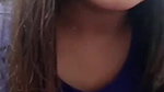 Paid girl shows her boobs on video call