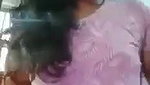 sweet looking Desi girl boobs show for lover