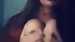 sexy Bangladeshi girl playing with her boobs