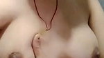 Desi girl making video of her cute boobs in bathroom