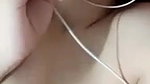 cute skinny girl showing her small tits on VC