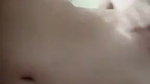 cute skinny girl showing her small tits on VC