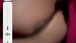Dehati cute girl shows her boobs on video call