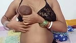 Bengali housewife milking her big boobs on cam