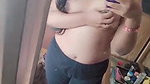 cute college girl in glasses showing boobs