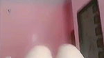 Bangladeshi beautiful girl licking her own nipples