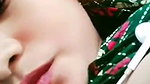 Bangladeshi beautiful girl licking her own nipples