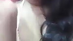very horny big boobs girl masturbating with cucumber