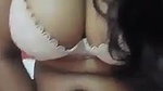 very horny big boobs girl masturbating with cucumber