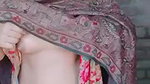 Hijabi Pakistani girl showing boobs and pussy