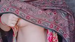 Hijabi Pakistani girl showing boobs and pussy