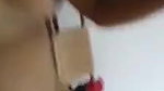 chubby Gf captured nude on cam before fucking