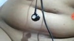 Beautiful sweet GF showing her naked pussy on VC