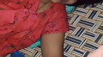 Desi housewife giving handjob lying on cot
