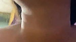 His breathing deepened to a moan while riding dick