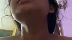 His breathing deepened to a moan while riding dick