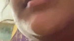 His breathing deepened to a moan while riding dick