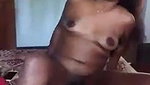 horny Desi bitch tounged her own nipples with pussy show