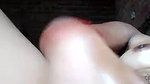 horny girl fingering her hot channel violently