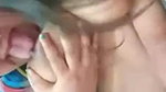 super chubby wife juggling with her big boobies