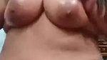 super chubby wife juggling with her big boobies
