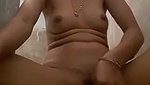 Desi housewife dildoing pussy with perfume bottle