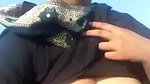 chubby Pathani Bhabhi showing boobs and pussy outdoors
