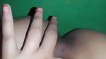 beaautiful girl fingering the tight hole of her pussy