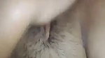beaautiful girl fingering the tight hole of her pussy