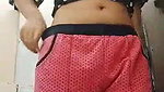 dense hairy pussy girl shows her boobs and ass